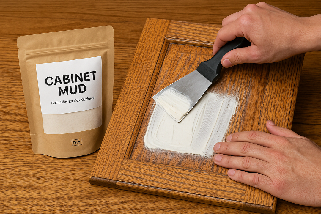Cabinet Mud - Grain Filler For Kitchen Cabinet Painting