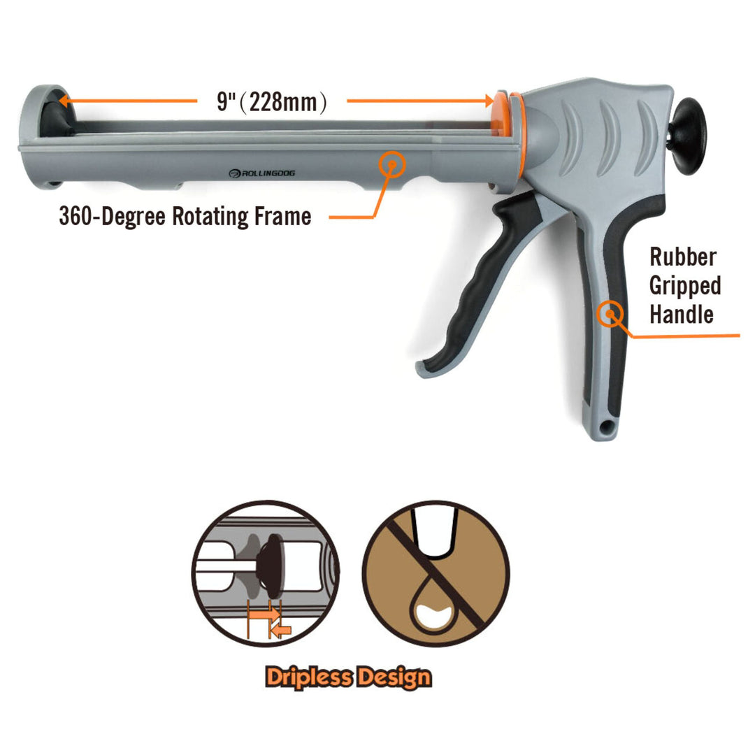 Dripless Caulk Gun